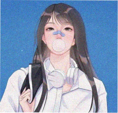 《夜航书店》主笔阿砚的头像插画